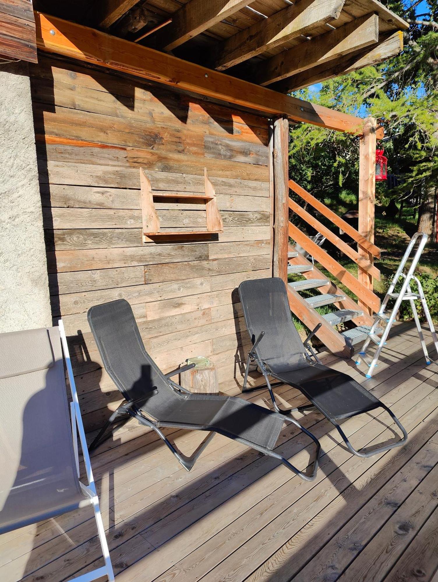 Chalet Ailleurs Appartement A Molines En Queyras Exterior foto